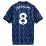Günstige Fußballtrikots Arsenal Odegaard 8 Auswärtstrikot 2025-26 Kurzarm